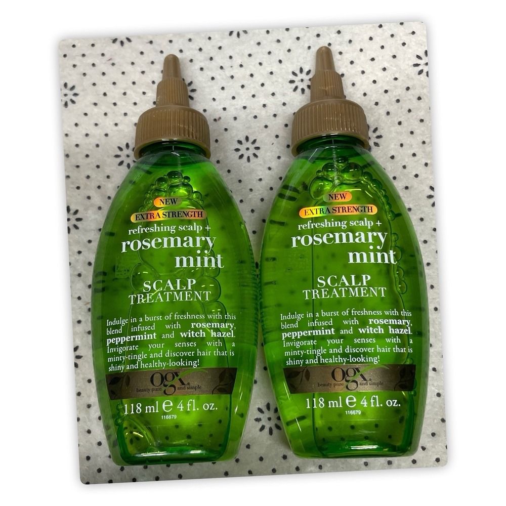 OGX‎ Refreshing Scalp + Rosemary Mint Scalp Treatment, 4 FL. OZ., 2 Bottles
